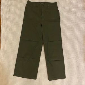 Wide Leg Military Pants